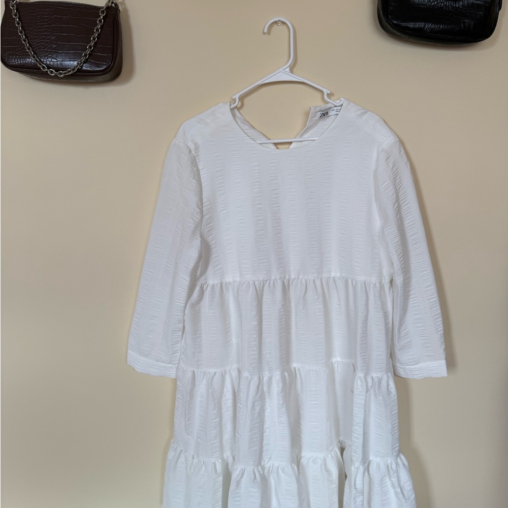 Elegant White Kids Dress